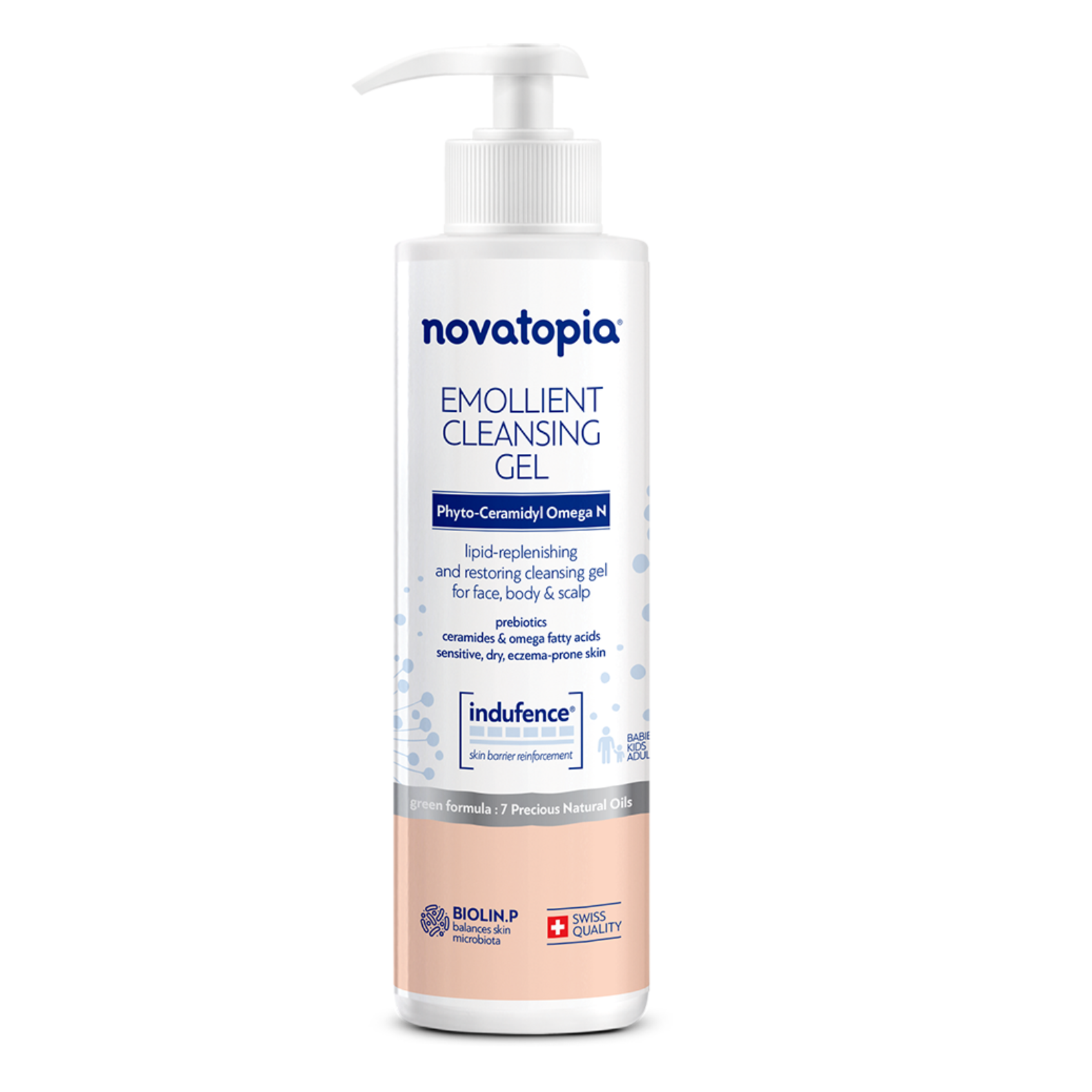 Novatopia Emolijentni gel za čišćenje 200ml